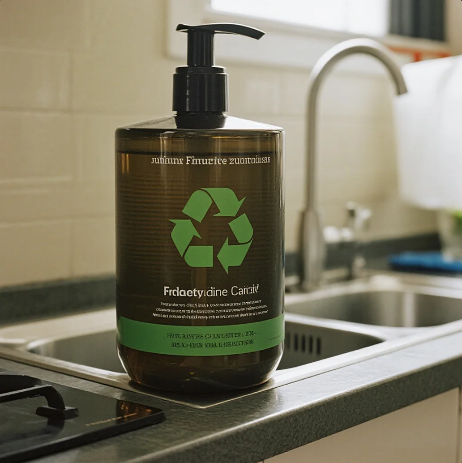 Pemandangan kota London dengan orang-orang bersepeda dan area hijau perkotaan