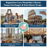 Pelajari cara menikmati liburan di kota-kota besar Eropa tanpa overbudget. Temukan tips transportasi, kuliner, akomodasi, dan atraksi gratis untuk perjalanan hemat.