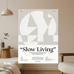 Traveler muda menikmati suasana alam dengan tenang, mewakili filosofi slow living