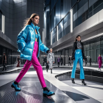 Kolase runway Paris, Milan, dan London dengan detail aksesori statement, tekstur fringe, serta siluet tailored modern